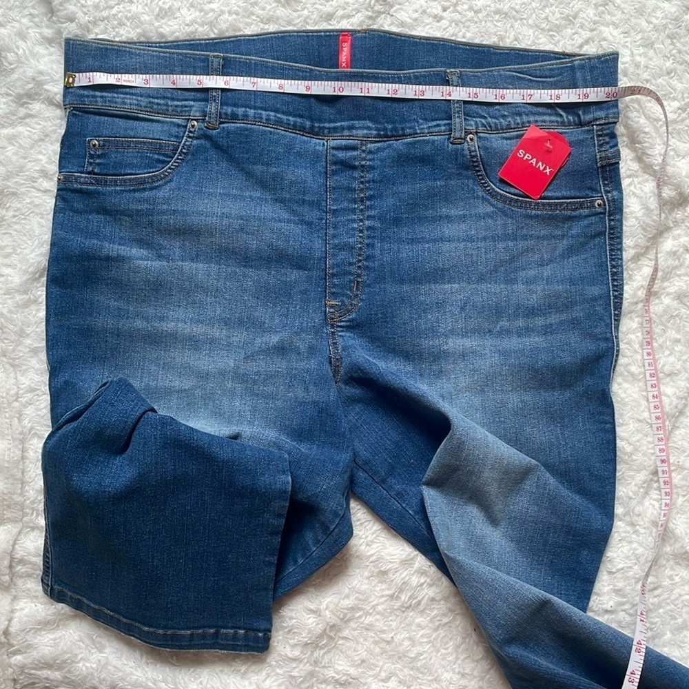 Spanx Women's Blue Jeans - Picture 11 of 12